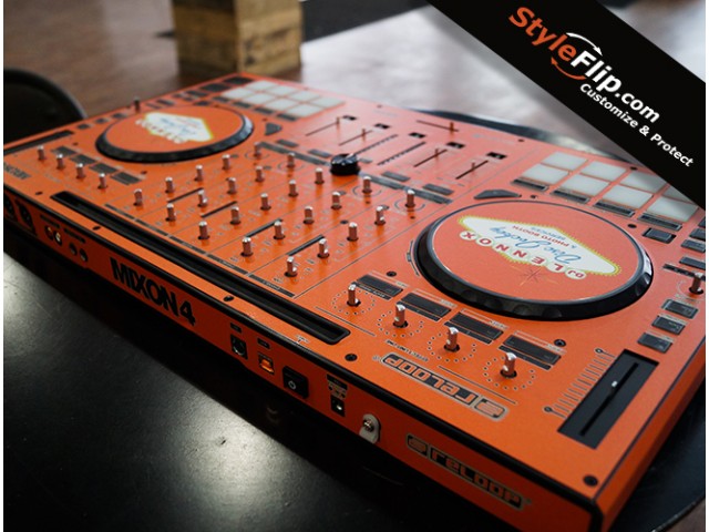 Reloop Mixon 4 DJ Lennox Custom Skin Back