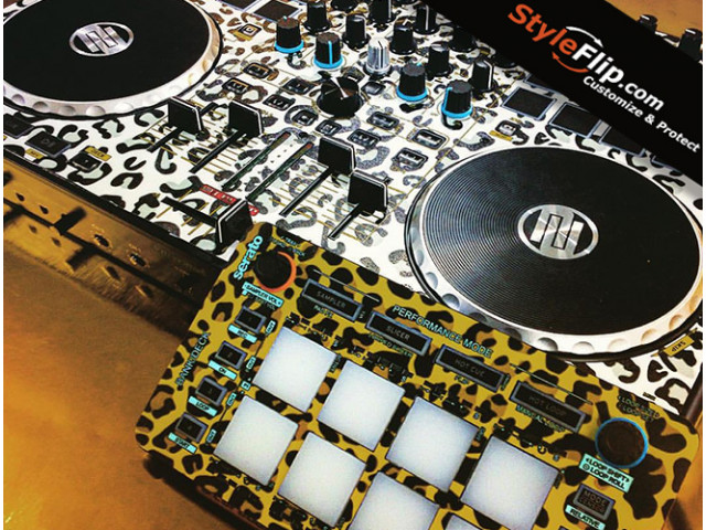 Reloop Neon Custom Cheetah Print Styleflip Skin