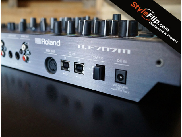 Roland DJ-707M Custom Skins Back