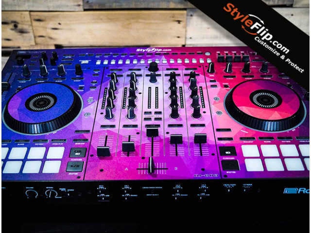 Roland DJ 808 Custom Styleflip Skins Purple Dreamscape