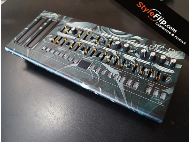 Roland JP-08 Silver Trim Skin