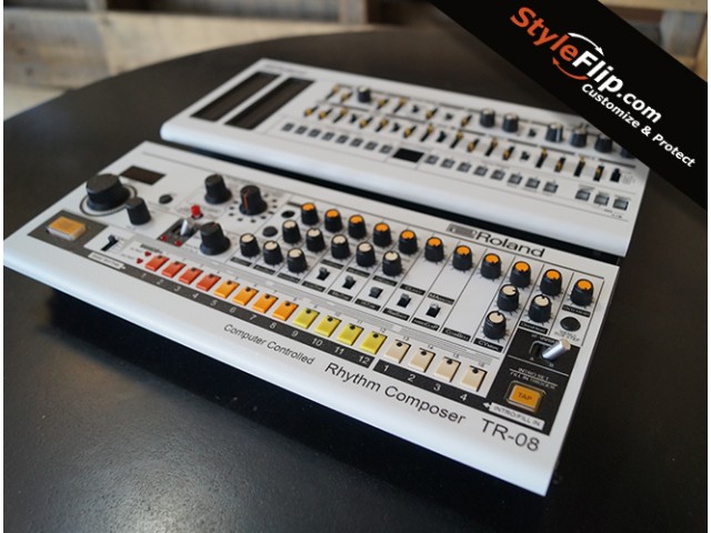 Roland JP-08 White Combo Skin