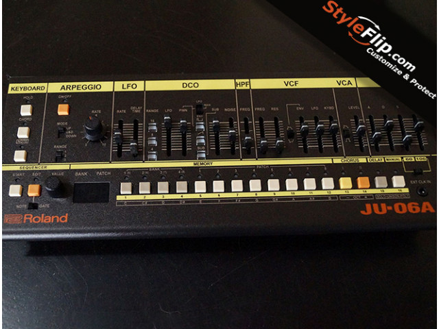 Roland JU-06A Custom Skins Retro Look Top