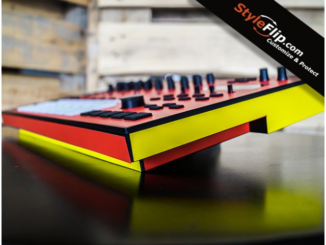 Roland MC-707 Yellow Red Custom Skins