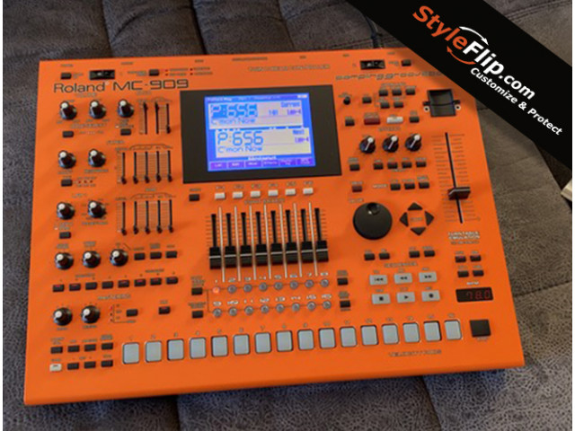 Roland MC 909 Orange Skin 2