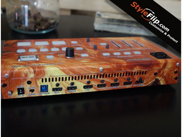 Roland VR-1HD Custom Skin Wood Back
