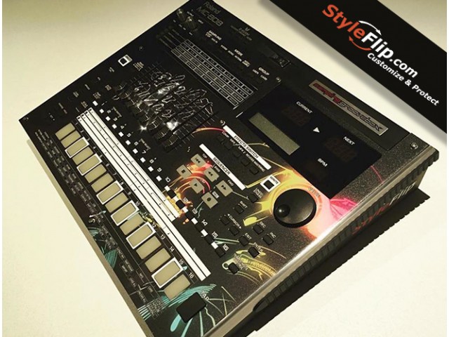 Roland MC 808 Custom Skin Decal StyleFlip Design