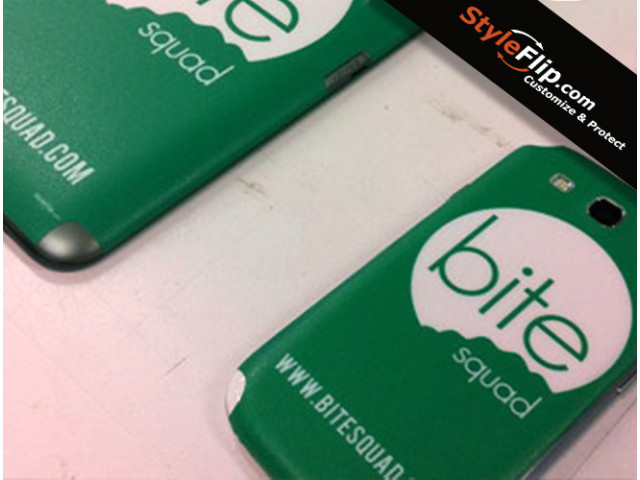 Samsung Galaxy-S3 Styeflip Custom Green Skin Bite Squad