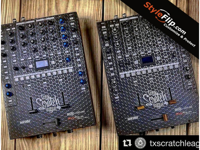 Scratch league Rane Sixty Two Custom Metal Background Skin