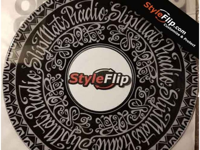 Serato Vinyl Record Cursive Styleflip Custom