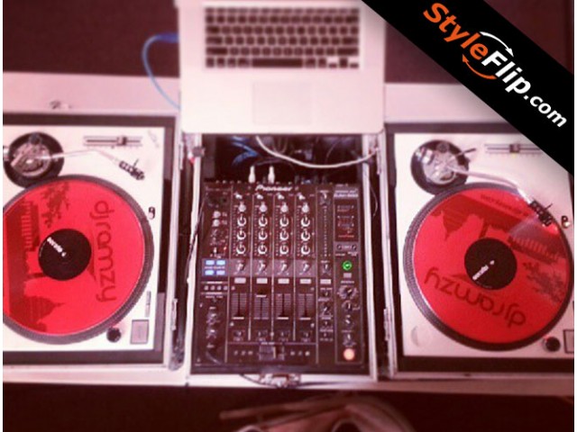 Serato Vinyl DJ Ramzy Red Records Custom Design