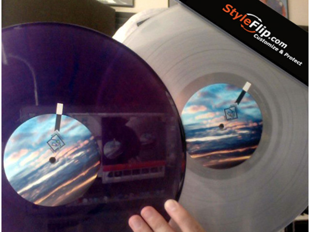 Custom Sky Clouds Record Labels Styleflip Skin Decal