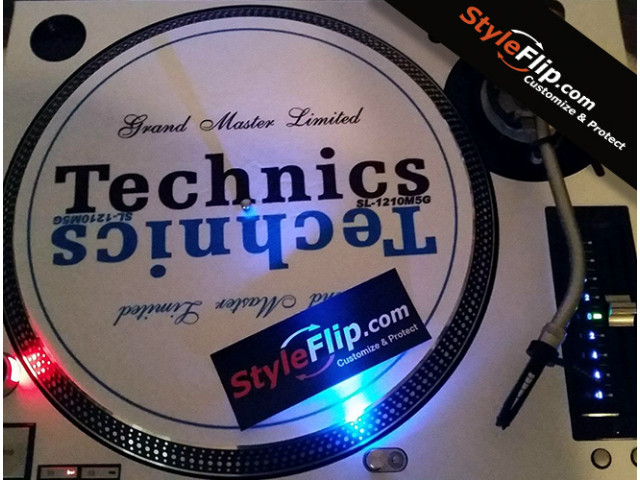 Slipmat Custom Styleflip Technics SL 1210 M5G Skin Clean White