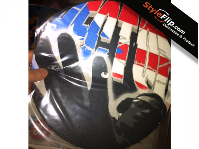 Slipmat Styleflip Custom Skin Hand Flag Font