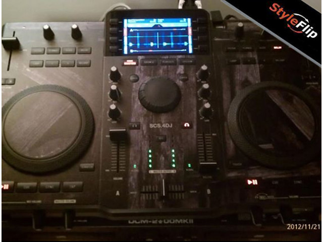 Stanton SCS 4 DJ Styleflip Custom Skin Black Tree Trunk