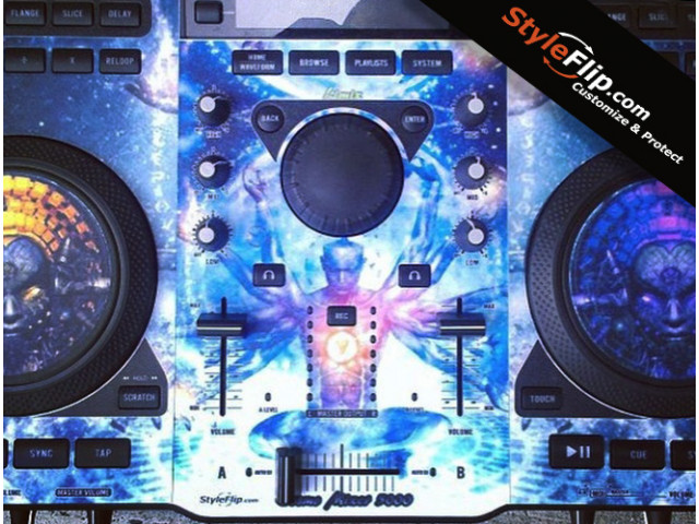 Stanton SCS 4DJ Custom Blue Star Styleflip DJ Skin