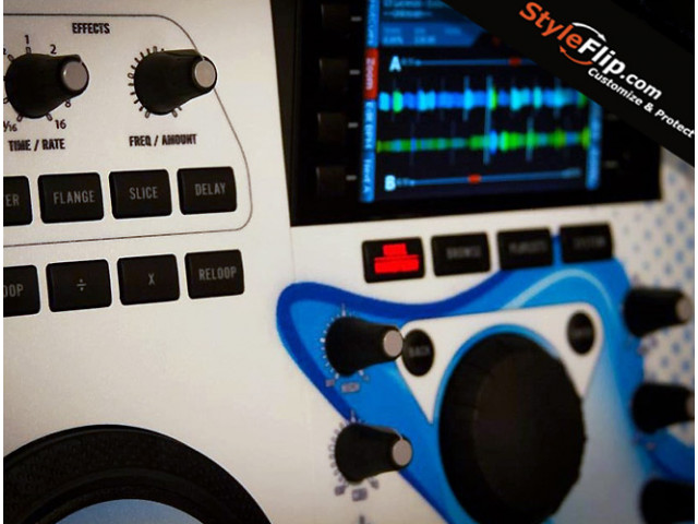 Stanton-SCS-4DJ Styleflip Custom White Skin Decal 03