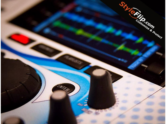 Stanton SCS-4DJ Styleflip Custom White Skin Decal - 9