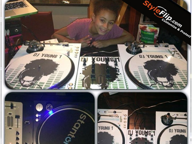 Stanton STR8.150 & M.207 Custom Skin Decal DJ Young