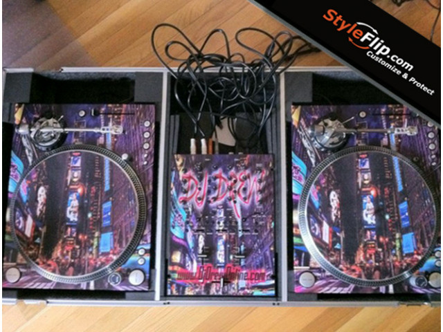 Stanton Str8-150 Slipmats Rane TTM-57SL Skin TimesSquare