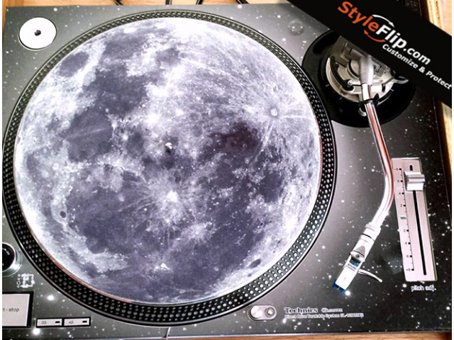 Technics 1200 & Slipmat Custom Styleflip Skin Galaxy