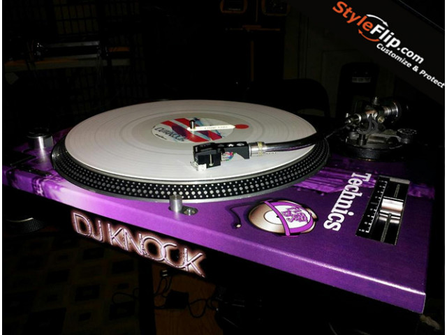 Technics 1200 Styleflip Custom Skin Decal DJ Knock