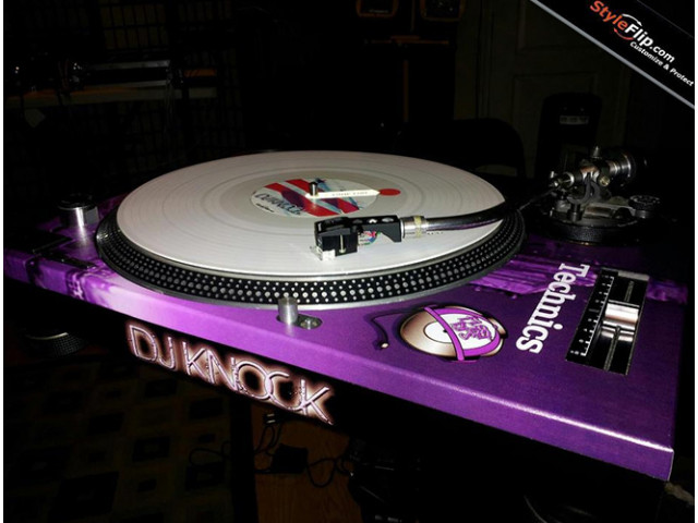 Technics SL 1210 1200 M5G MK2 M3D DJ Knock Custom Skin Purple