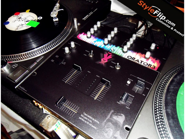 Vestax PMC 05 Custom Styleflip Skin Black Decal Orator