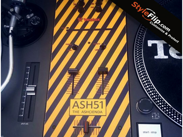 Vestax PMC 06 Pro Custom Styleflip Skin Black And Yellow