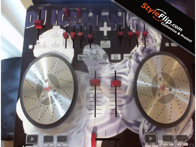 Vestax Typhoon Styleflip DJ Iceman Custom Skin Decal