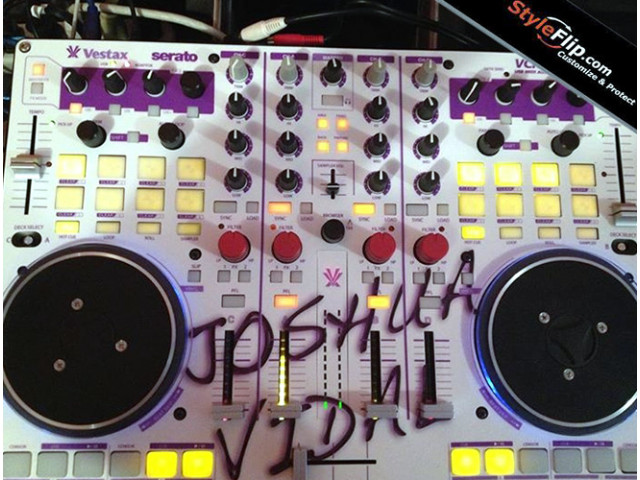 Vestax VCI-400DJ Styleflip Custom Skin Decal White