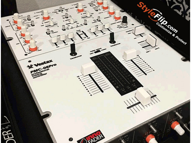 Vestax PMC Pro 08 White Skin Custom Styleflip