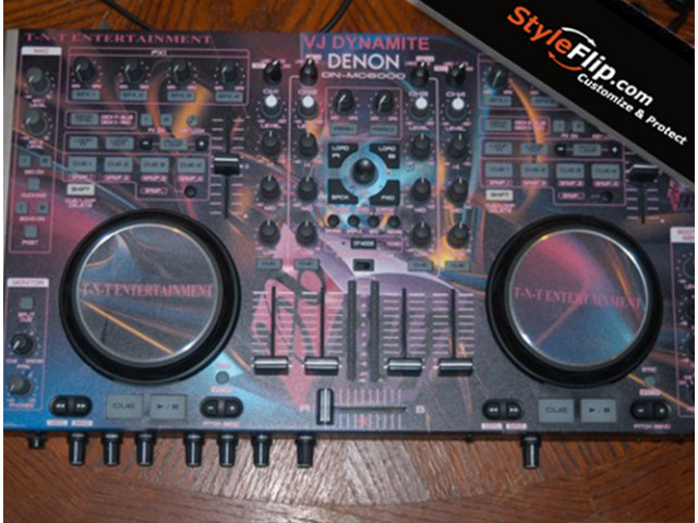 VJ Dynamite Denon DN-MC-8000 Styleflip Custom Skin