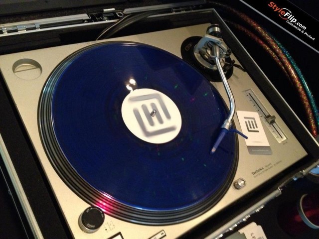 White Record Label Styleflip Custom Skin