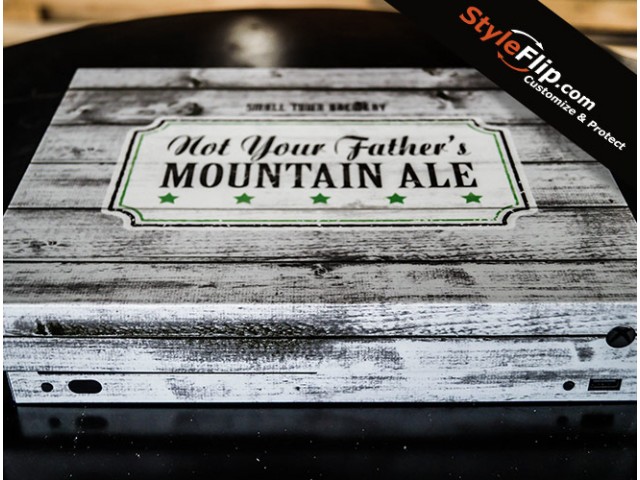 Xbox One X Not Your Father's Mountain Ale Custom Skin