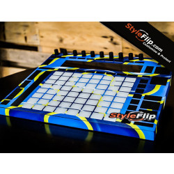 Ableton Push 2 Custom Blue Yellow Styleflip Skin