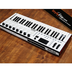 Akai Advance 49 Custom All White Styleflip Skin Decal