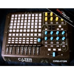 Akai APC 40 Custom Styleflip Skin Black Pattern Design