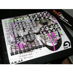 Akai APC 40 Styleflip Custom Decal Colorful White Skin