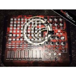 Akai APC 40 Styleflip Custom Skin Nomysis Red Abstract Black