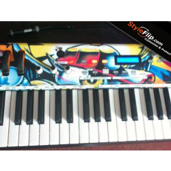 Akai Miniak Custom Styleflip Skin Decal Colorful Graffiti
