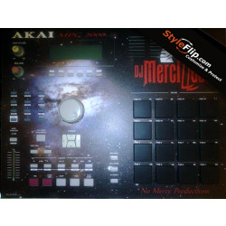 Akai MPC 2000 Styleflip Custom Skin DJ Merciless Universe