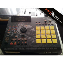 Akai MPC 2000 XL Custom Skin Styleflip Borrador Black