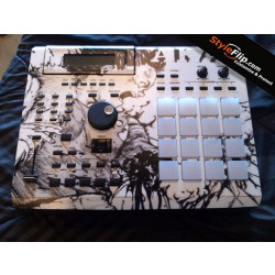 Akai MPC 2000 XL Custom Black & White Character Skin