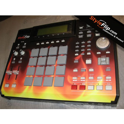 Akai MPC 2500 Custom DJ Skin Styleflip Design Flames