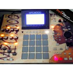 Akai MPC 5000 Styleflip Custom Skin Decal Music Girl