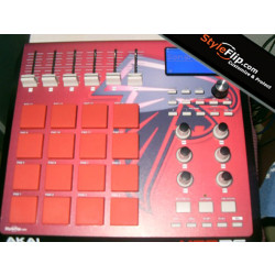 Akai MPD-26 Styleflip Red Custom Skin Decal Falcon
