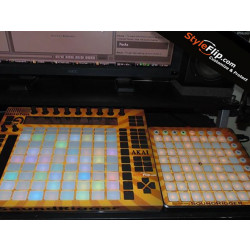 Akai Push & Novation Launchpad Custom Decal Yellow Stripes