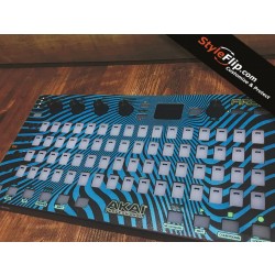 Akai Fire StyleFlip Custom Skin Psychedelic Decal Waves