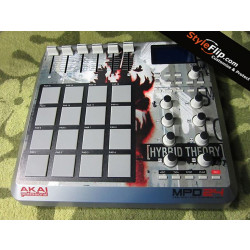 Akai MPD-24 Styleflip Custom Skin Grey Hybrid Theory